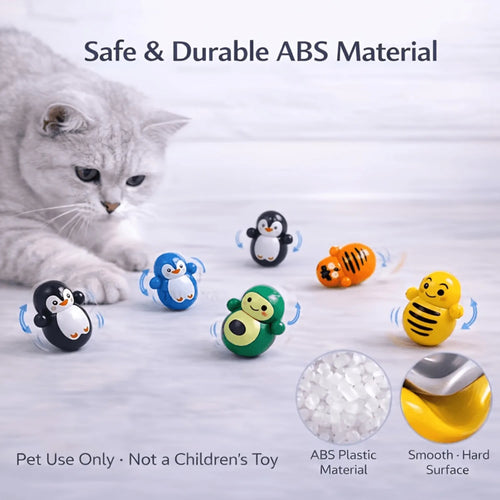 10 indoor cat rolling toys that require no batteries.