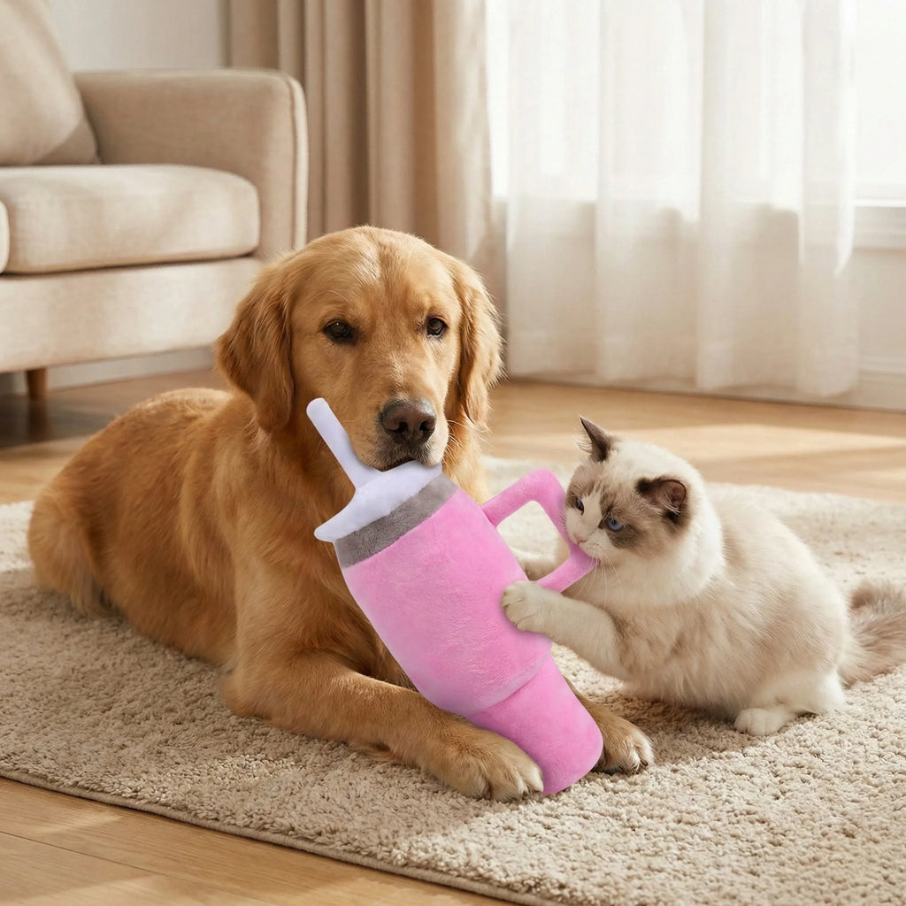 Squeaky Tear Resistant Chew Toy for Dogs and Cats