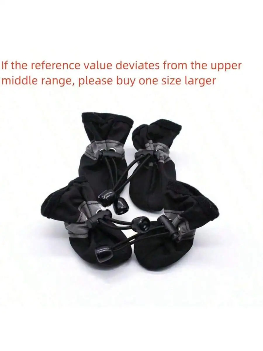 Dog Boots for Small Dogs & Puppies - Blue, Pink, Black, Red