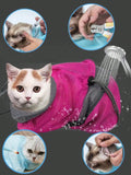 Upgraded Mesh Pet Bathing Bag for Cats & Small Dogs