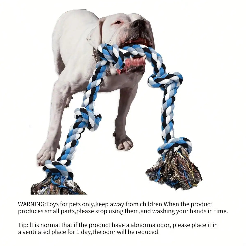 Extra Thick Braided Rope Dog Toy for Tug of War