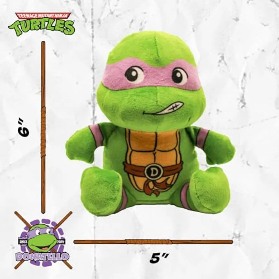 Teenage Mutant Ninja Turtle Squeaky Plush Dog Toy Stuffed Animal