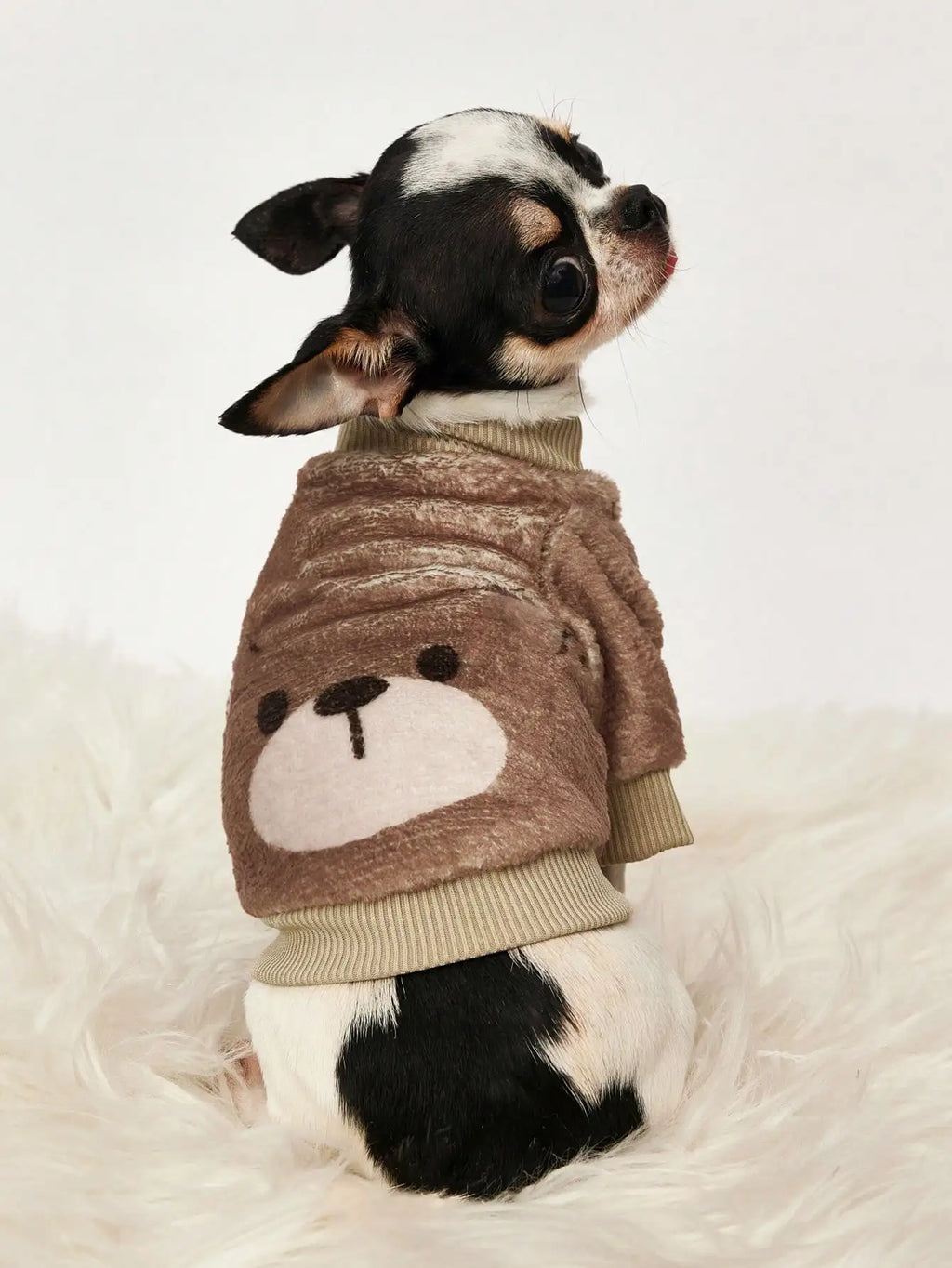 Print Soft Fleece Pet Sweatshirt for Dogs,