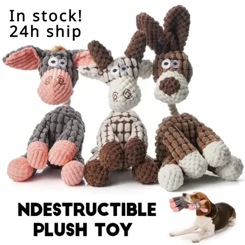 Dog Toys for Small Large Dogs Animal Plush Dog Squeaky