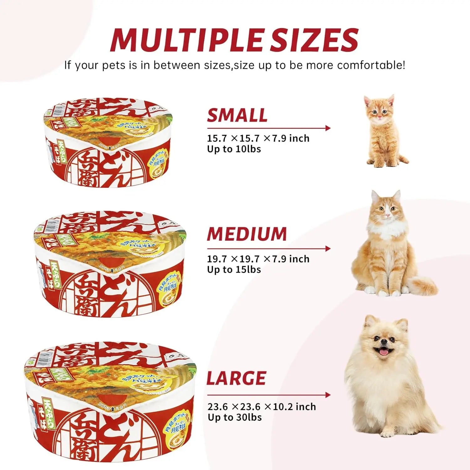 Warm Soft Pet Bed for Cats and Dogs,