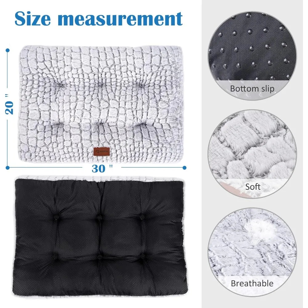 anti slip fulffy comfy kennel pad