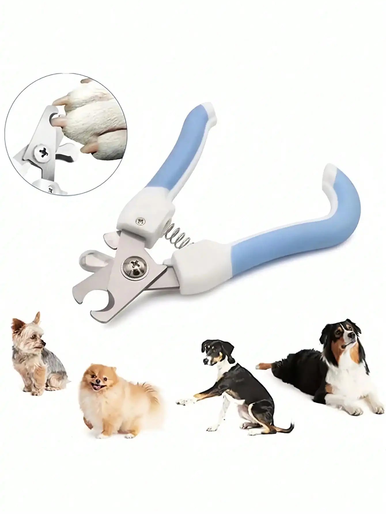Stainless Steel Pet Nail Clipper  Safety Guard for Dogs Cats