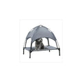 Outdoor Raised Dog Cot Bed with Removable Shade Tent