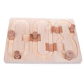 Agent 008 - Interactive Wooden Puzzle Toy for Dogs Fun Brain Game
