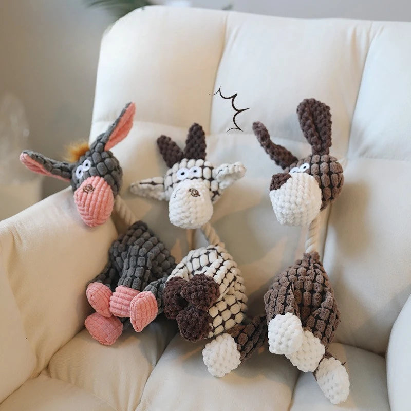 Dog Toys for Small Large Dogs Animal Plush Dog Squeaky