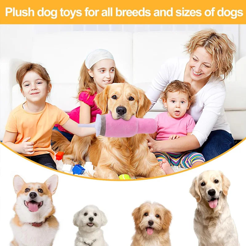 Squeaky Tear Resistant Chew Toy for Dogs and Cats