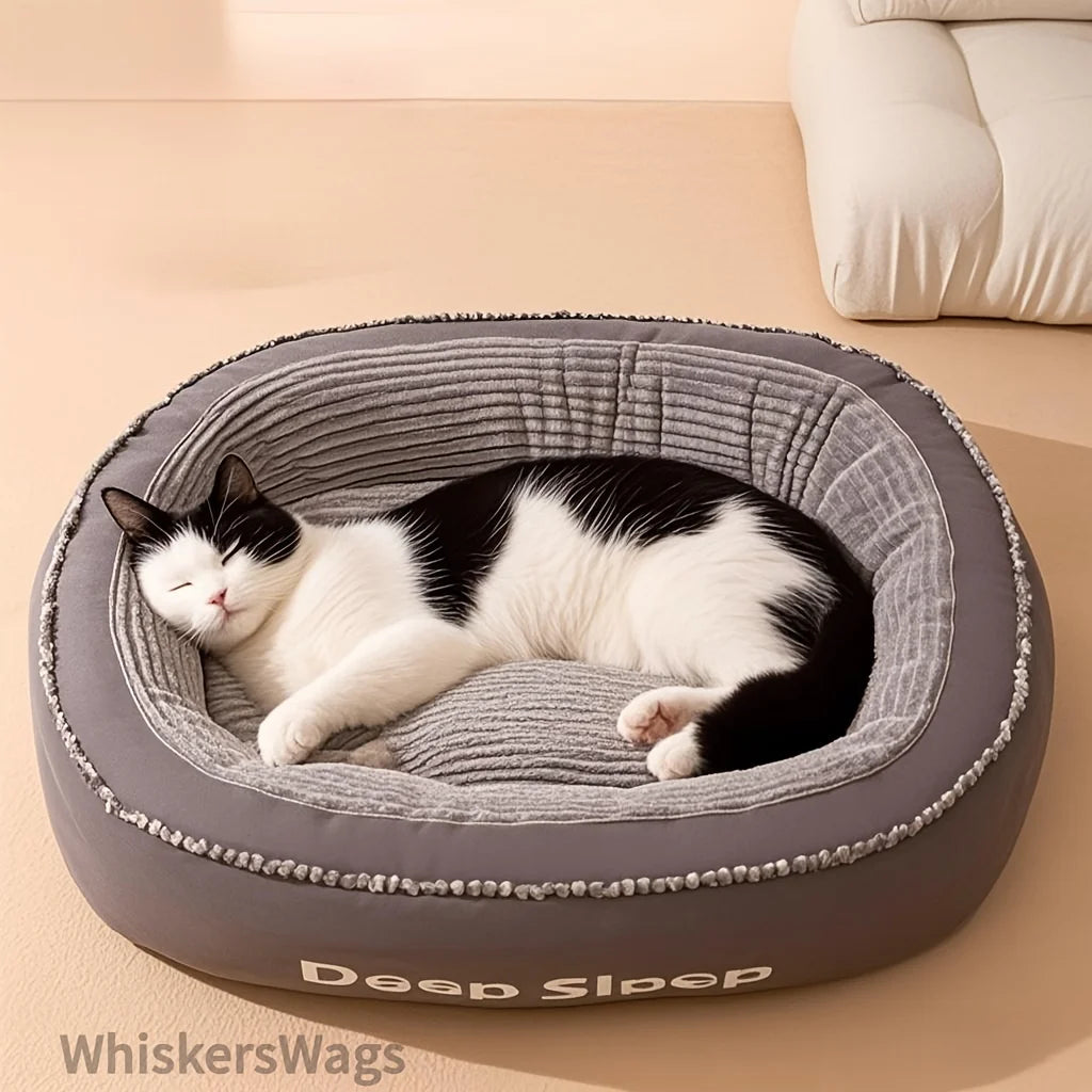 Soft Washable Dog Cat Cushion Bed