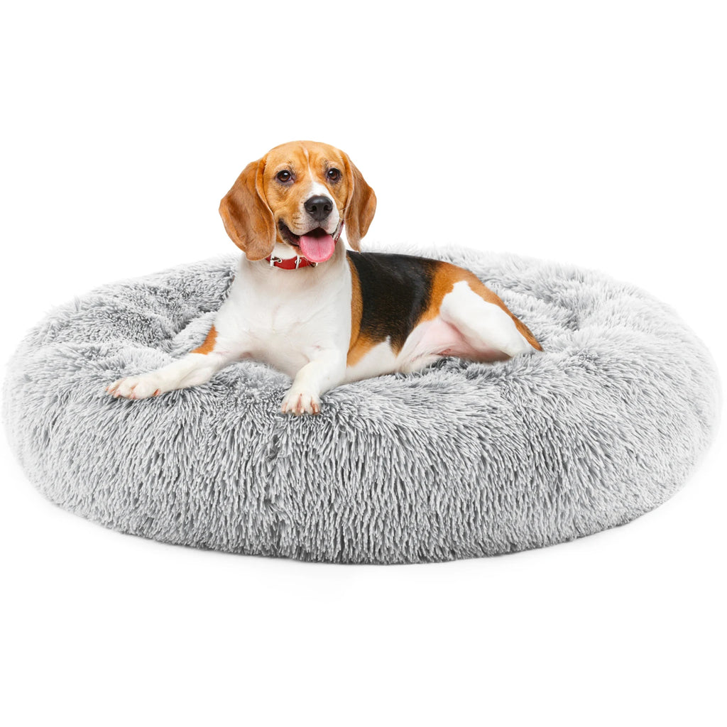 Washable Large Pet Bed Anti-Slip Fluffy Dog Bed For Home