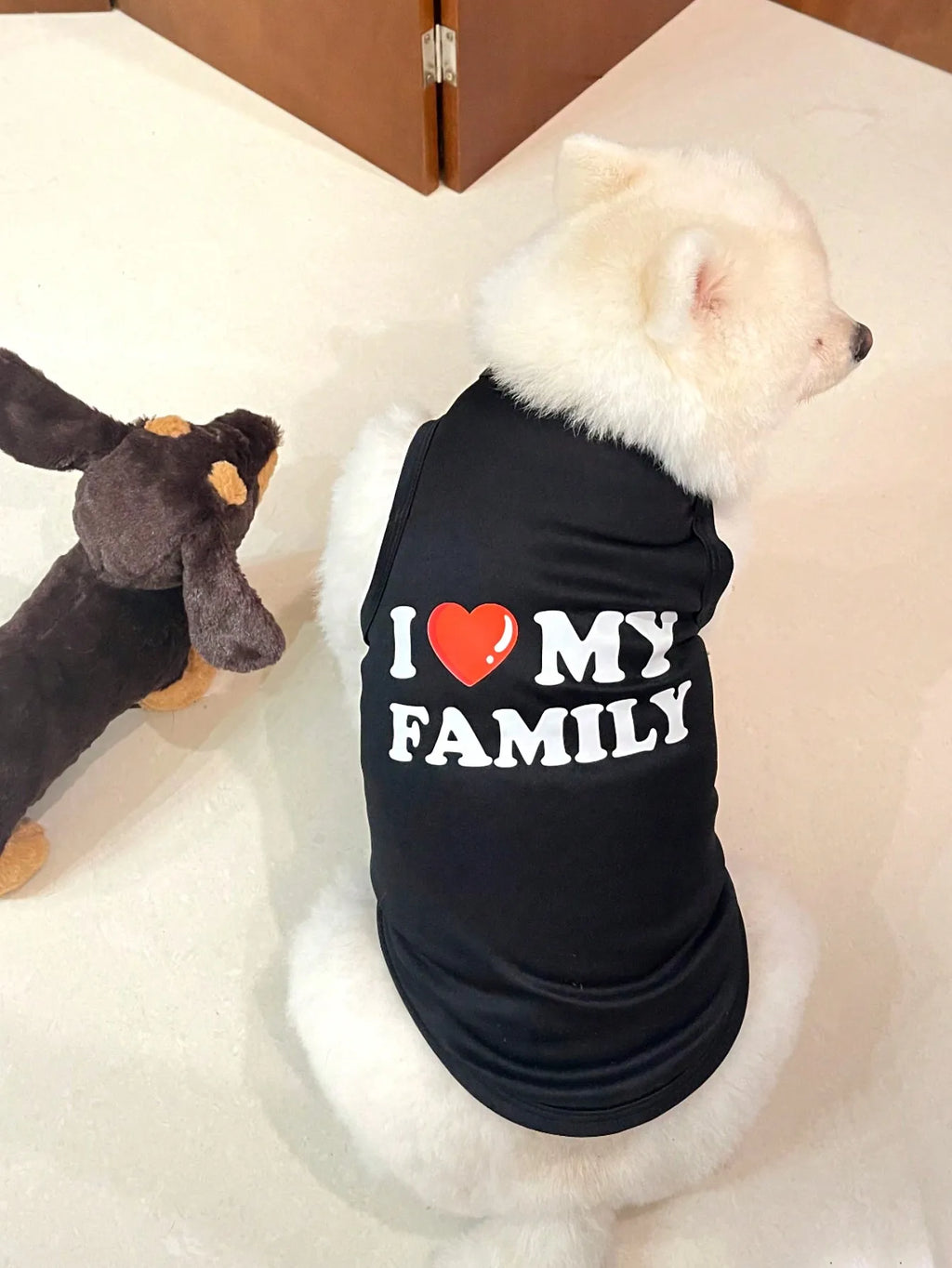 Pet Vest  'I ❤️ MY FAMILY' Print  for Dogs & Cats