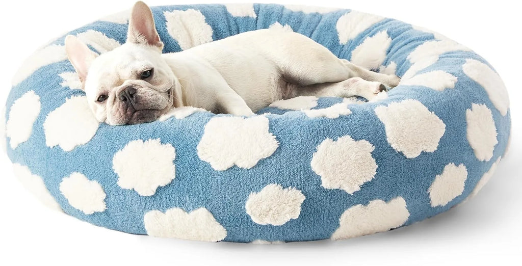 Fluffy Soft Round Bed for Dogs Cats Washable