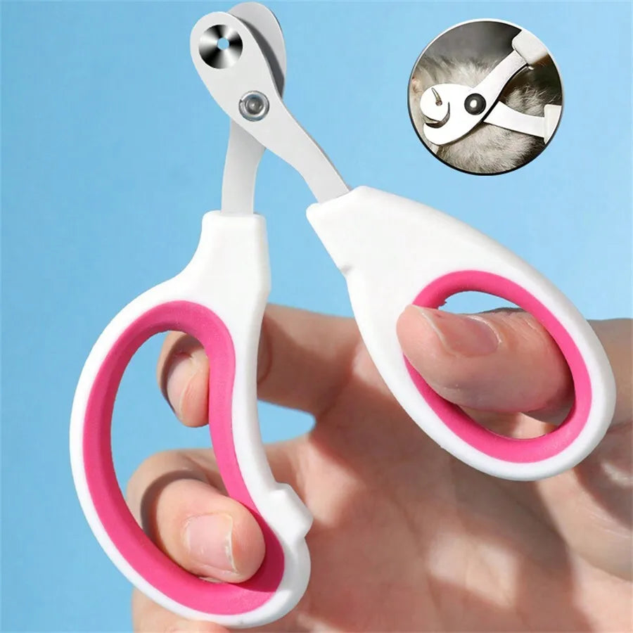 Pet Nail Clippers with  Grip Handles for Cats and Small Dogs