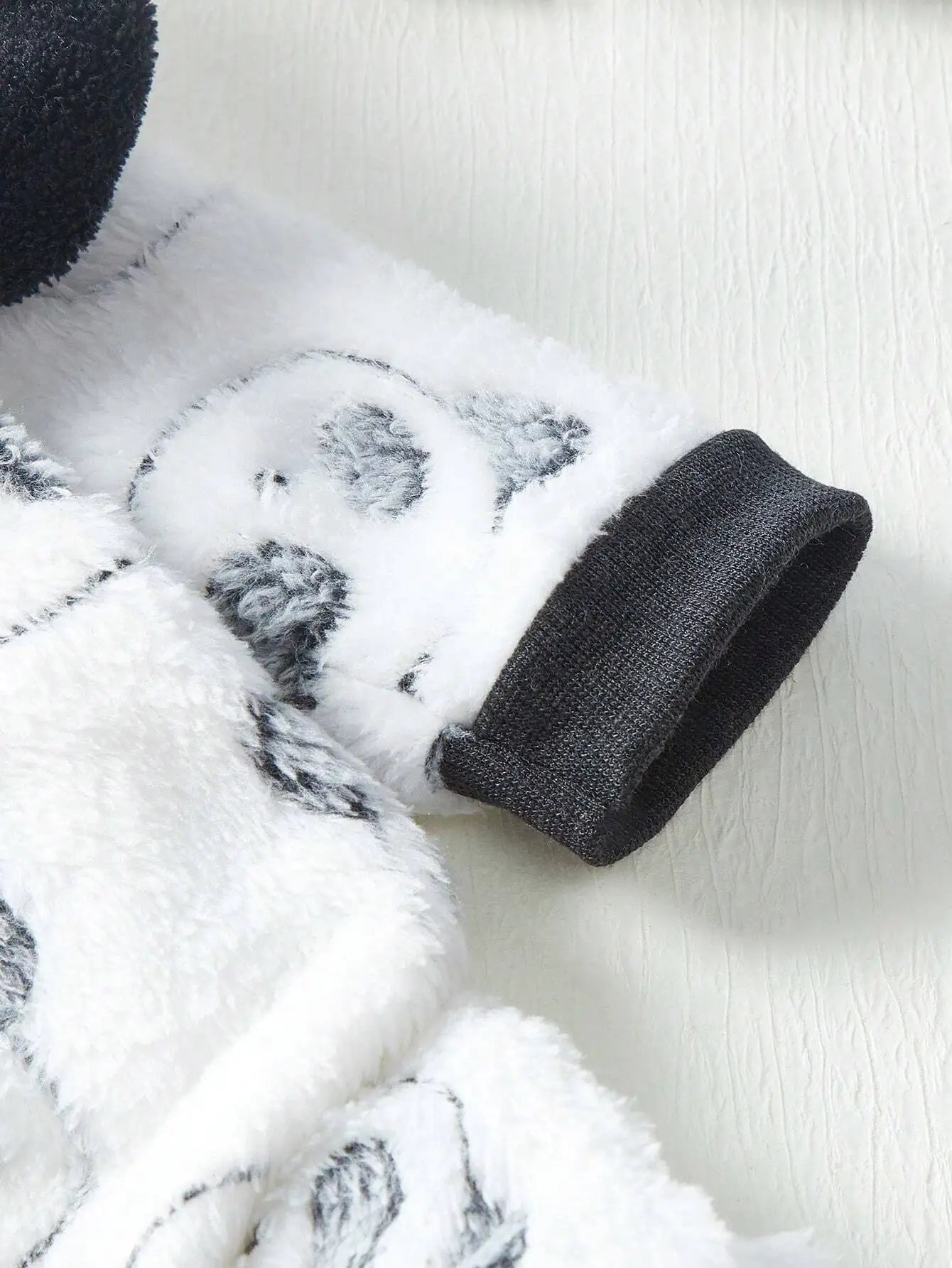 Fuzzy Hooded Onesie  Playful Animal Face Print for Small Pets