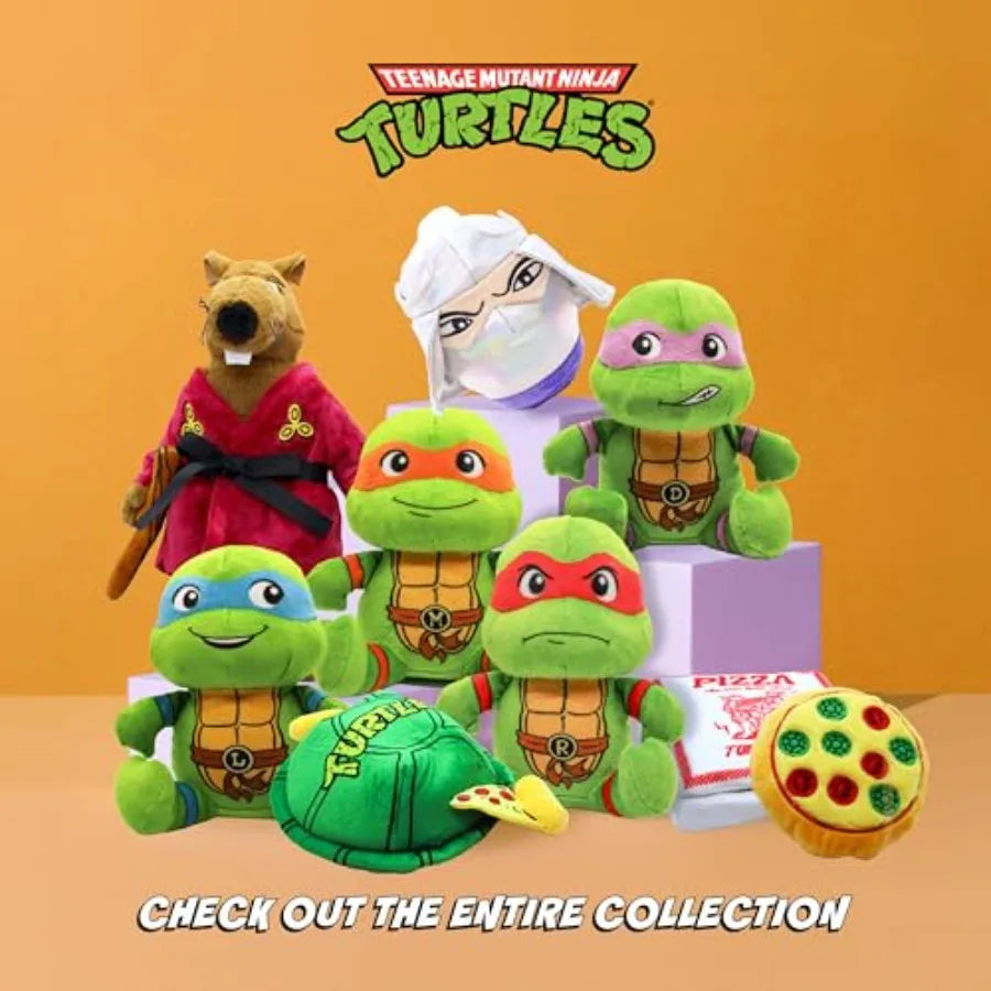 Teenage Mutant Ninja Turtle Squeaky Plush Dog Toy Stuffed Animal