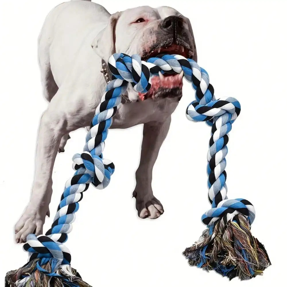 Extra Thick Braided Rope Dog Toy for Tug of War