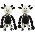 Thunda Tugga Cow Plush Squeaky Dog Tug Toy Pack of 2