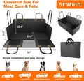 Foldable Dog Car Seat  Car Pet Seat Safety Hammock