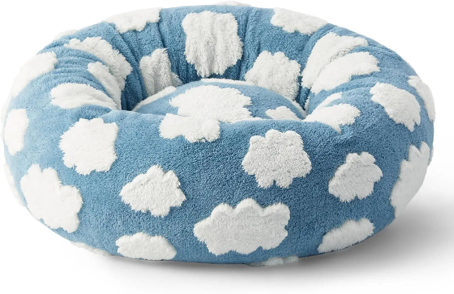 Fluffy Soft Round Bed for Dogs Cats Washable