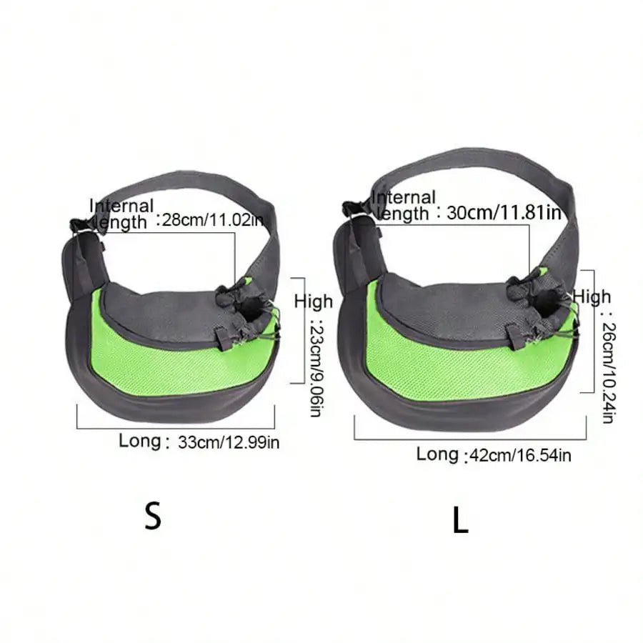 Breathable Mesh Crossbody Pet Carrier Bag