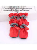 Dog Boots for Small Dogs & Puppies - Blue, Pink, Black, Red