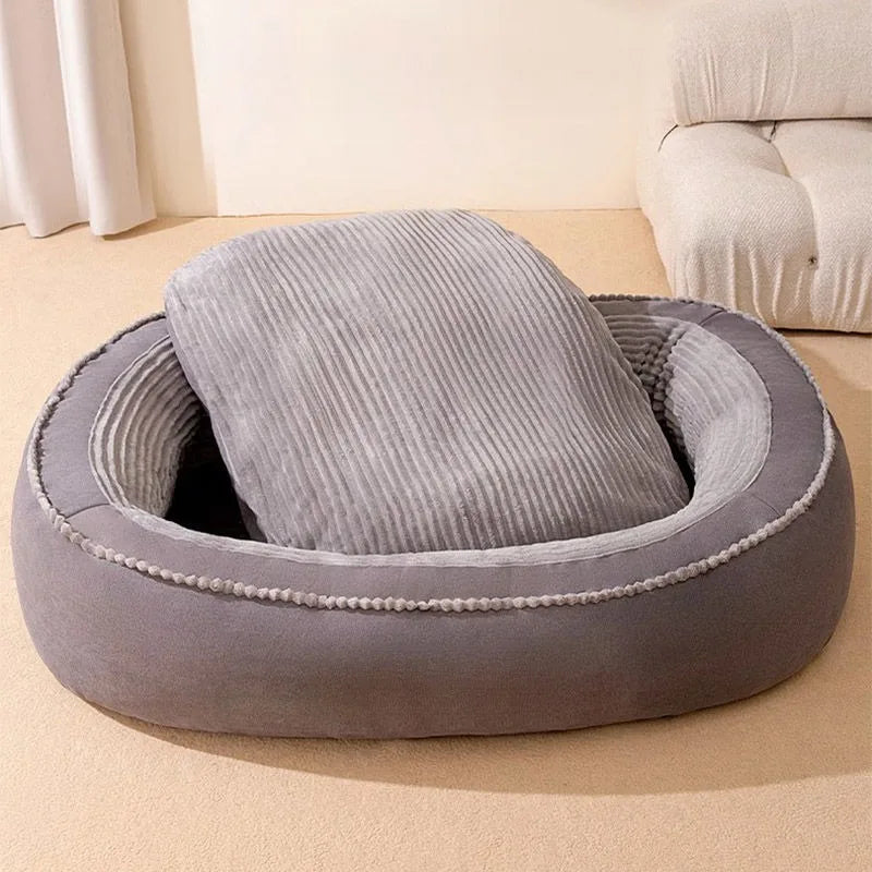 Soft Washable Dog Cat Cushion Bed