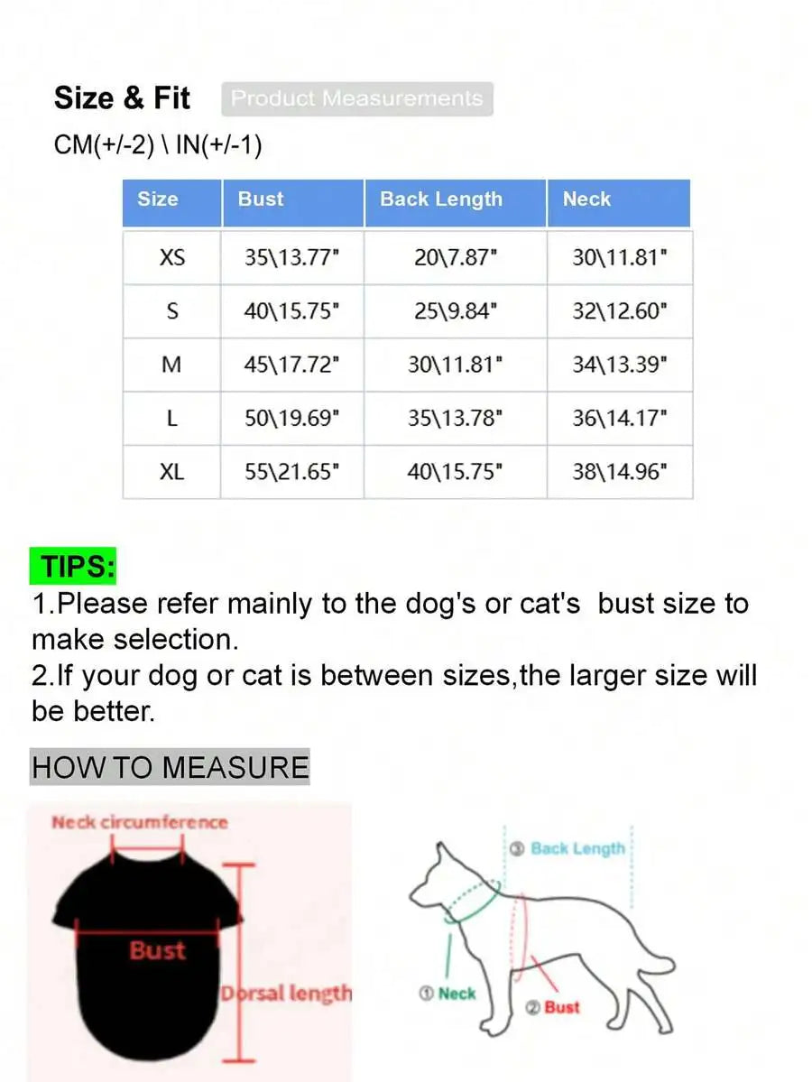 1pc Cream & Black Patchwork Plush Pet Vest for Dogs Cats,
