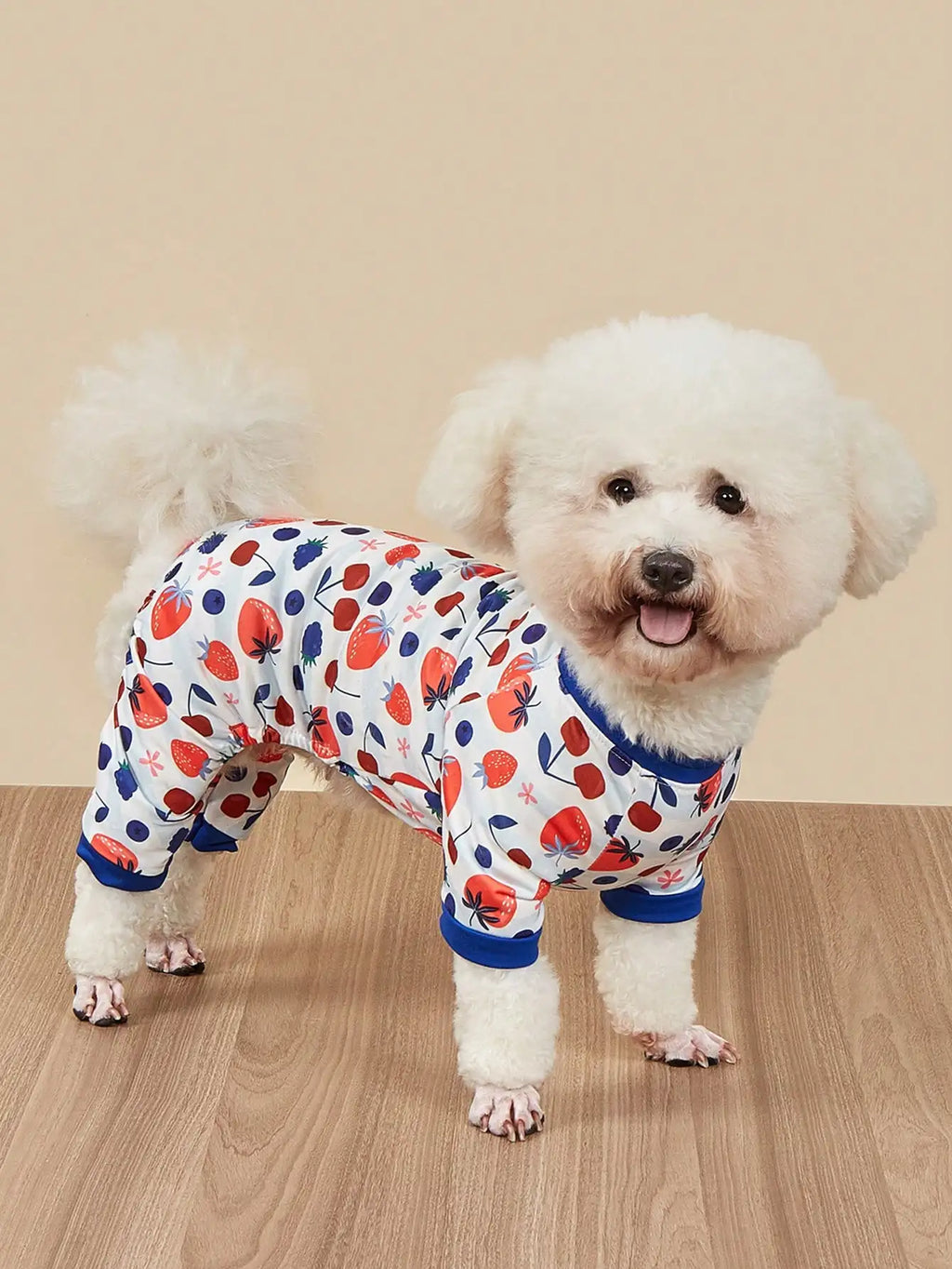 Soft Stretchy 4-Legged Sleepwear for Small to Medium Dogs