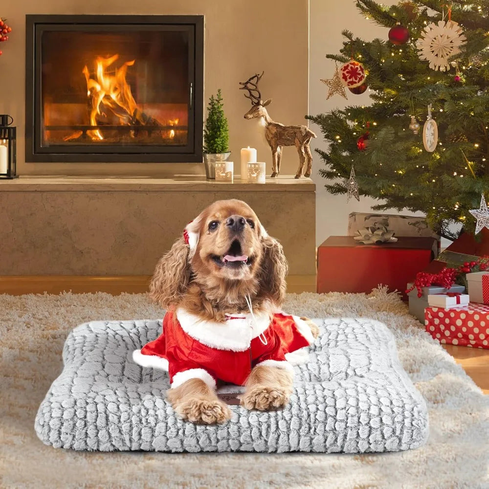 anti slip fulffy comfy kennel pad