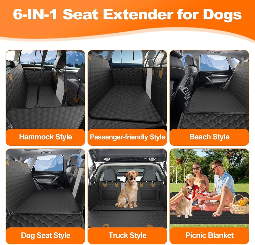 Foldable Dog Car Seat  Car Pet Seat Safety Hammock