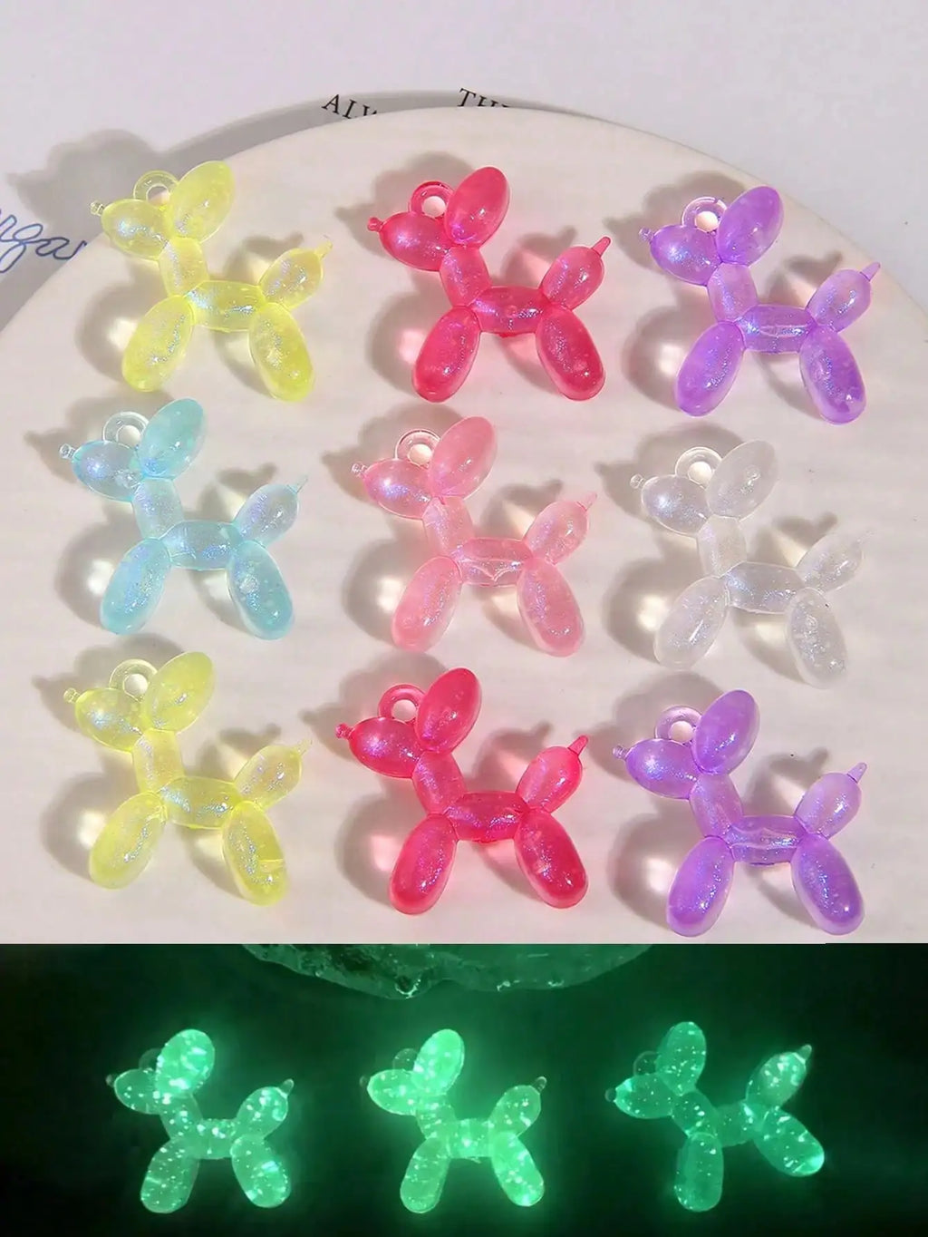 Glow-in-the-Dark Pendant for DIY Jewelry & Accessories