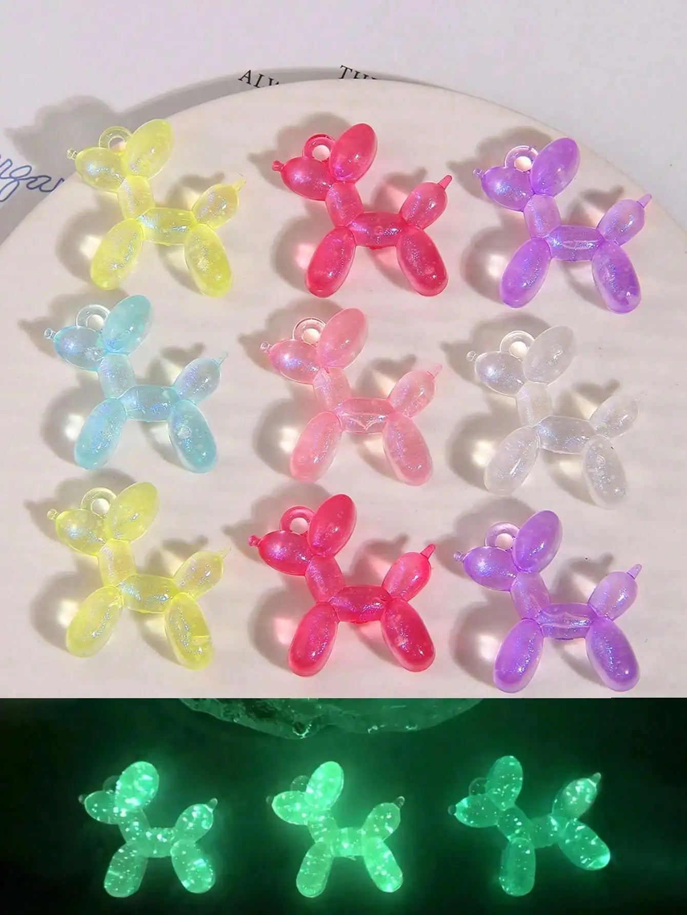 Glow-in-the-Dark Pendant for DIY Jewelry & Accessories