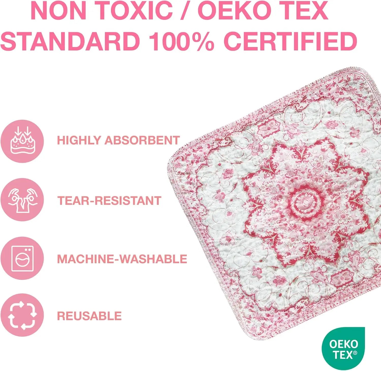 Super Absorbent Reusable Training Mats,  for Dogs Cats