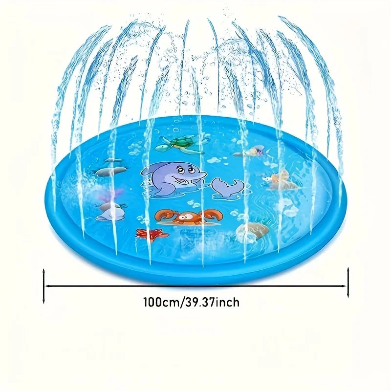 Outdoor Pet Bath Basin with Water Spray Function - Anti-slip