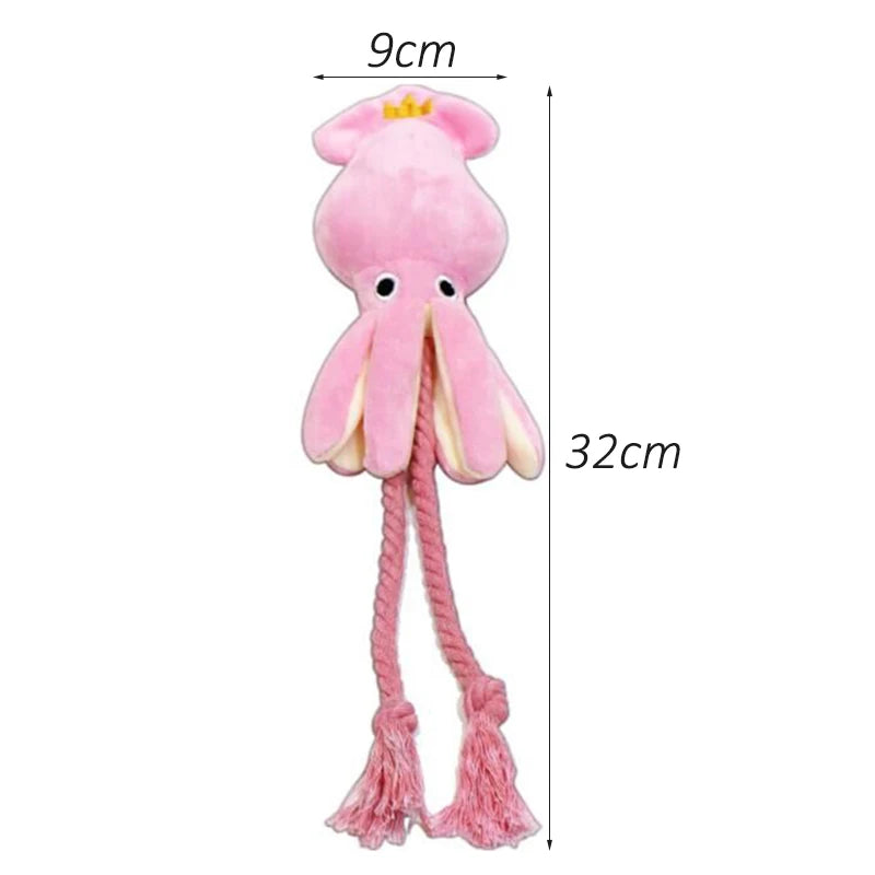 Plush Flamingo Pet Squeaky Toys for Small Dogs