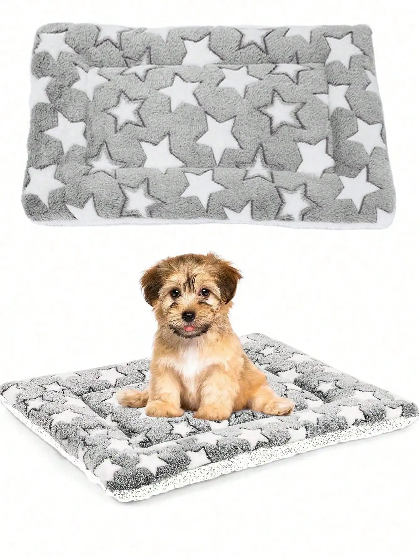 Plush Flannel Dog & Cat Bed,