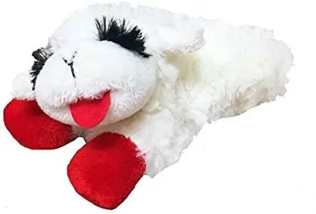 Lamb Chop Plush Dog Toy with Squeakers