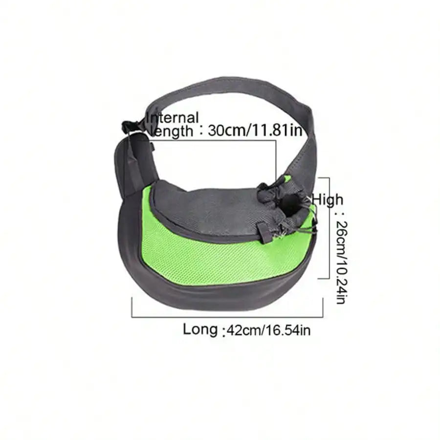 Breathable Mesh Crossbody Pet Carrier Bag