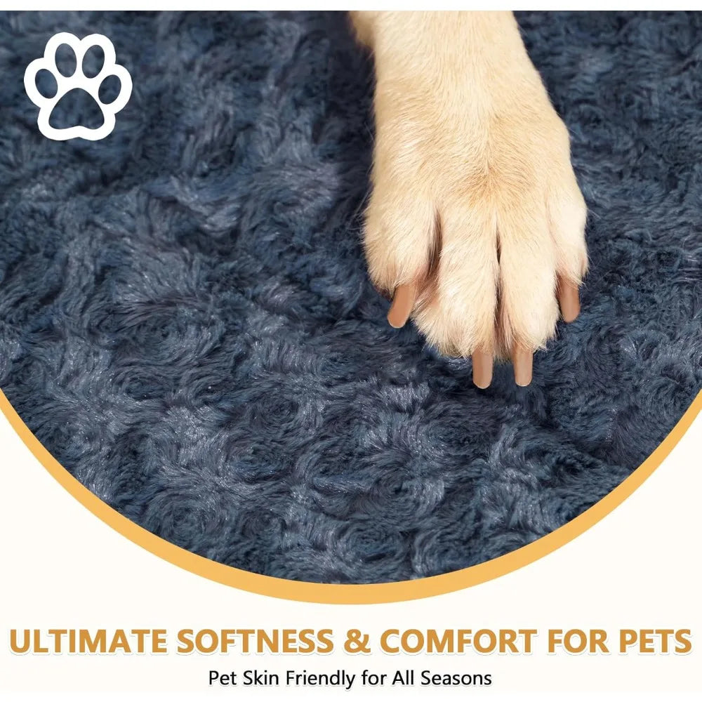 dog bed mat washable reversible dog/cat crate pad