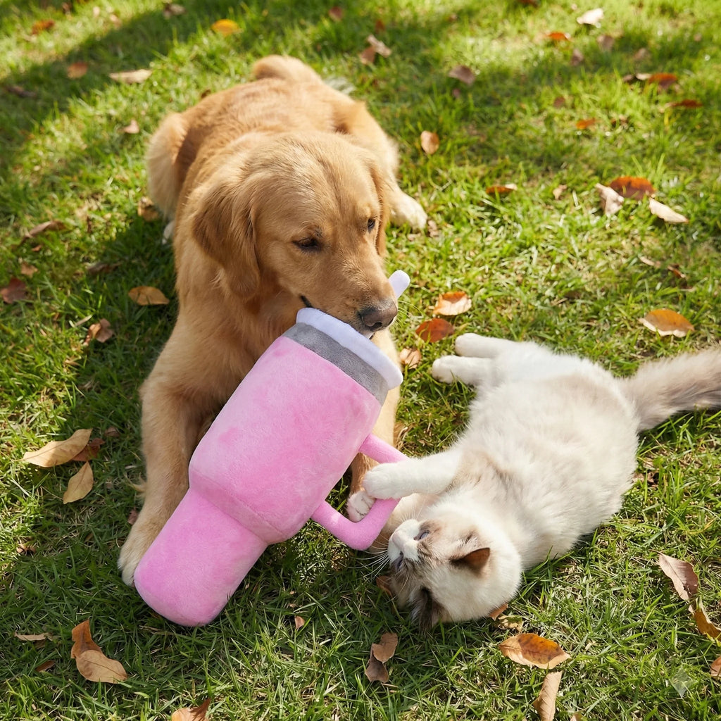 Squeaky Tear Resistant Chew Toy for Dogs and Cats