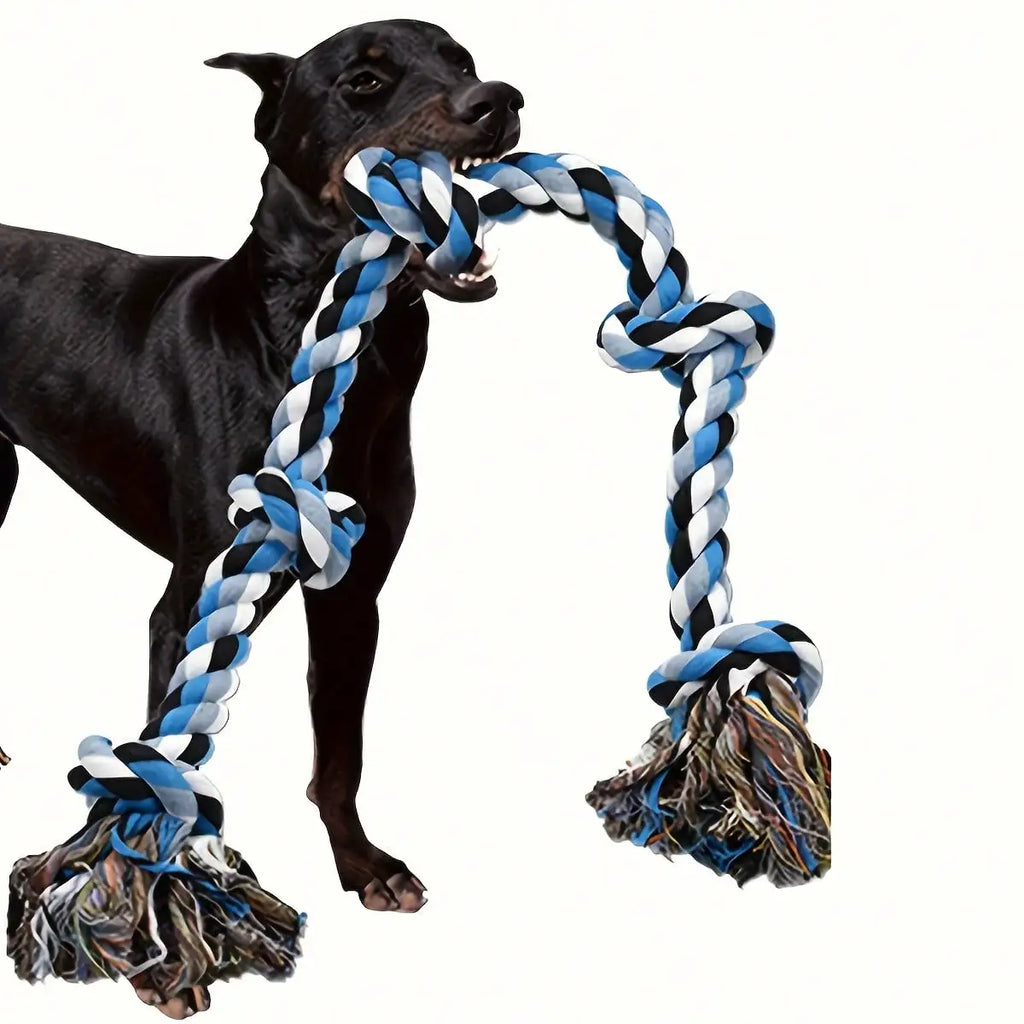 Extra Thick Braided Rope Dog Toy for Tug of War