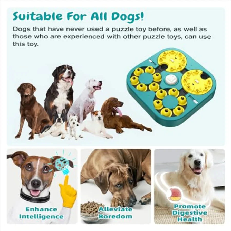 5-Level Dog Puzzle Toy 6 Ways to Play Extra-Large
